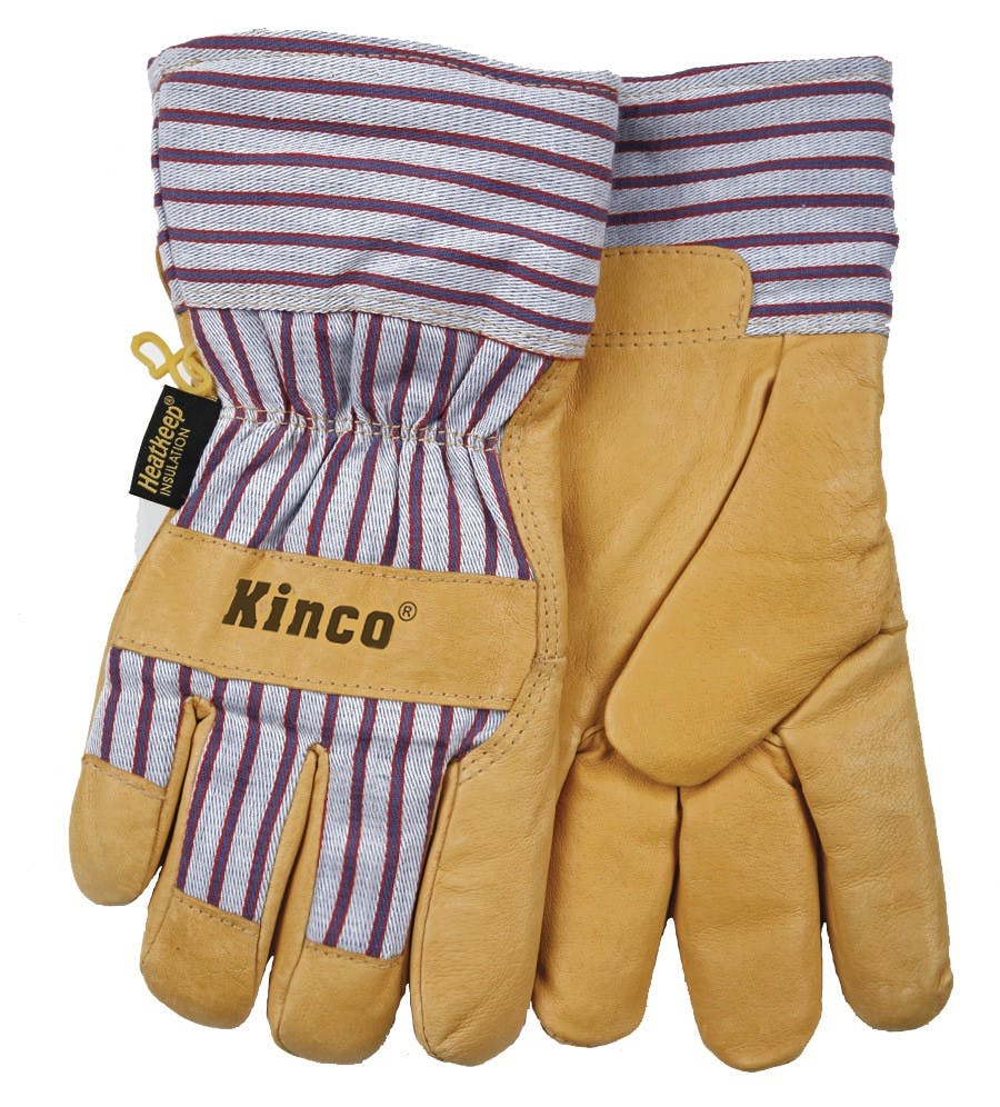Kinco Gloves Open Cuff Lined Pig Glove X-large Tan