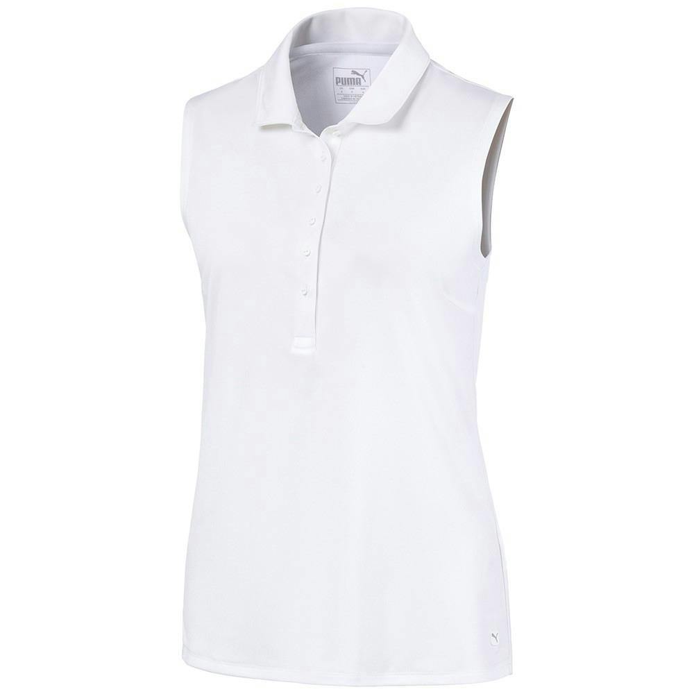 puma ladies sleeveless golf shirts