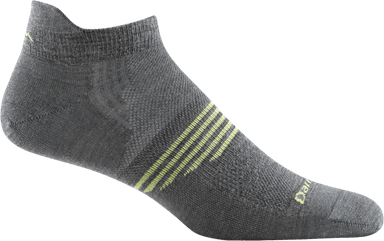 Darn Tough Men's Element No Show Tab Lightweight Athletic Socks with Cushion