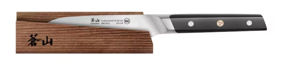 The Cangshan TC Series Forged Seven-Inch Santoku Knife.