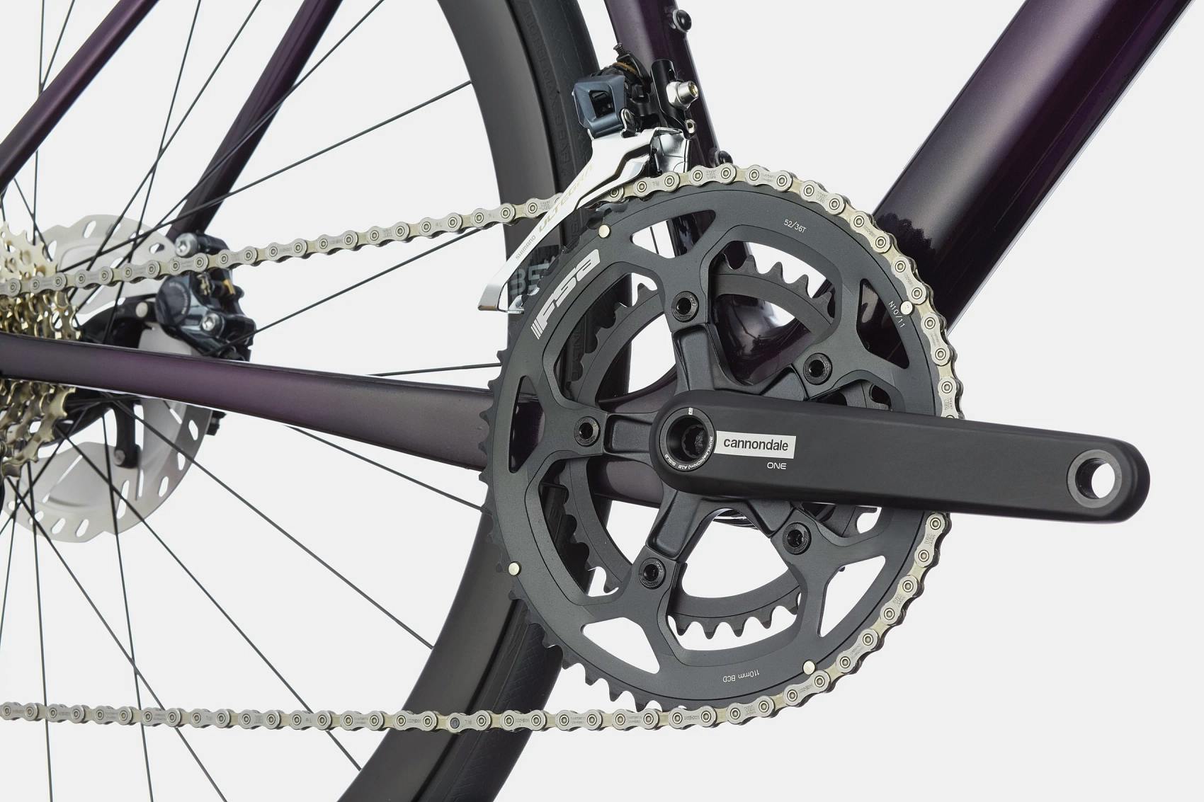 Cannondale SuperSix EVO Carbon Disc Ultegra Road Bike · Purple · 54cm