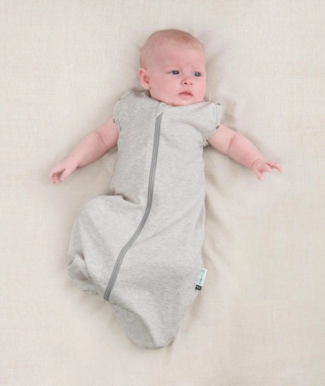 Ergopouch Cocoon Swaddle Bag 1.0 TOG · Grey Marle · 6-12 months