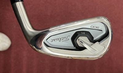 Back of a Titleist T300 Iron.