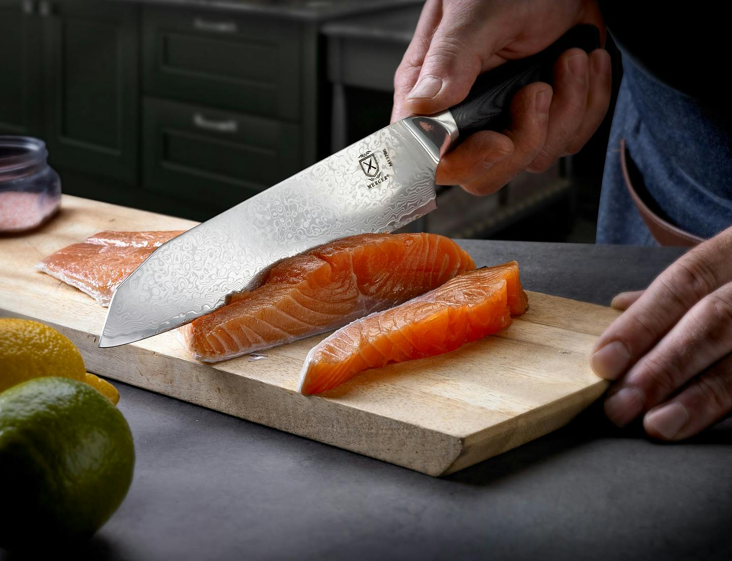 Mercer Culinary M13786 Premium Grade Super Steel Santoku Knife · 7 Inch ·  G10 Handle