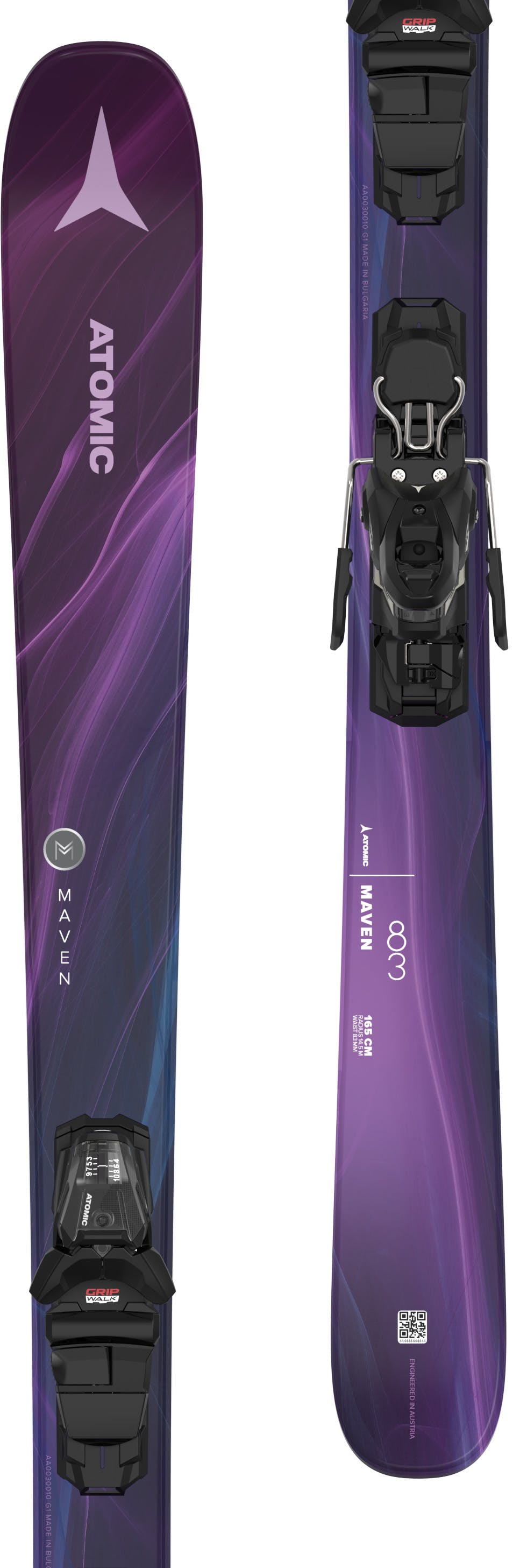 Atomic Maven 83 Skis + M10 GW Bindings · Women's · 2024 · 165 cm