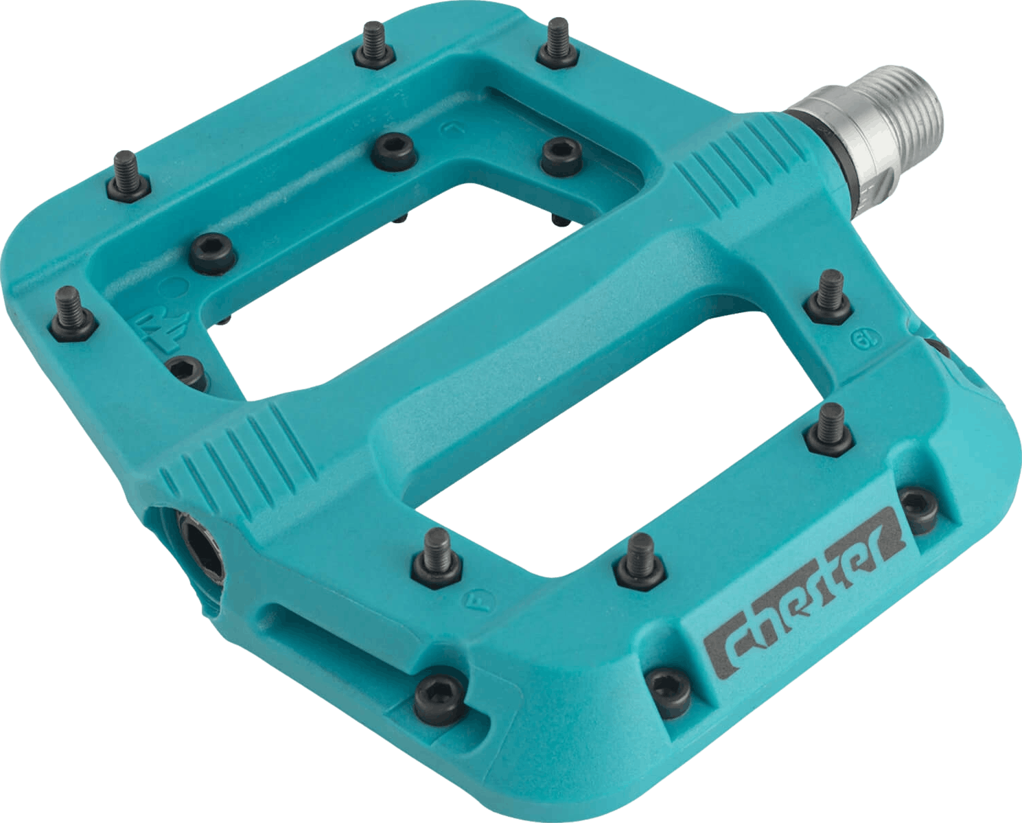 Race Face Chester Composite Bike Pedals · Turquoise · One Size