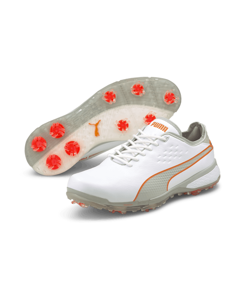 Puma golf shoes on sale orange