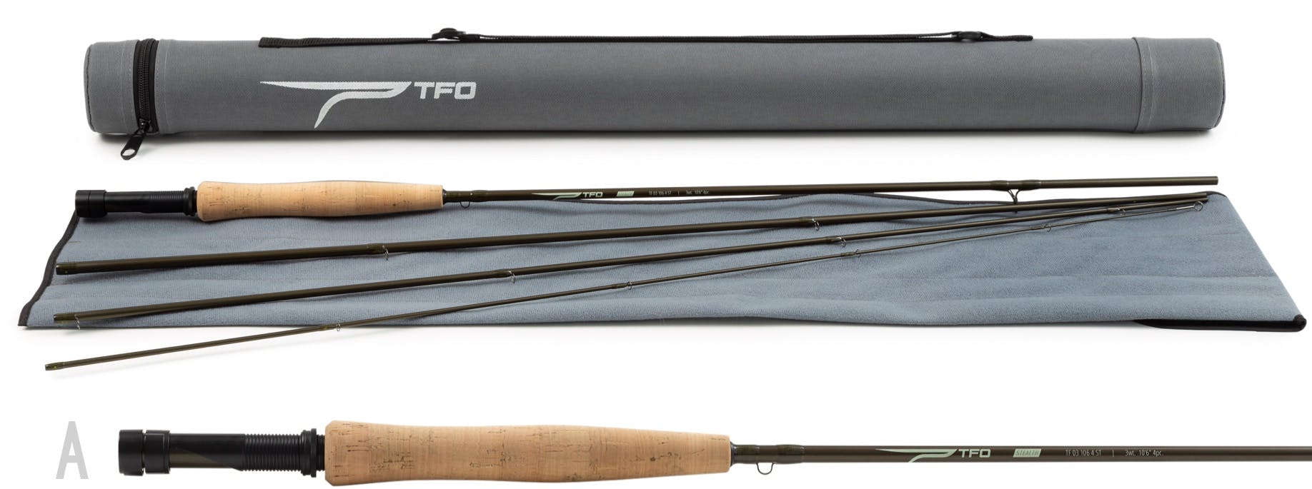 Temple Fork Outfitters Stealth Fly Rod · 10' · 2 wt