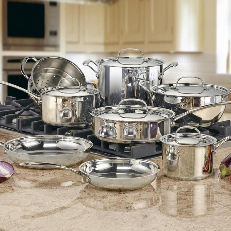 Cuisinart Chef's Classic Stainless Cookware 13-Piece Set