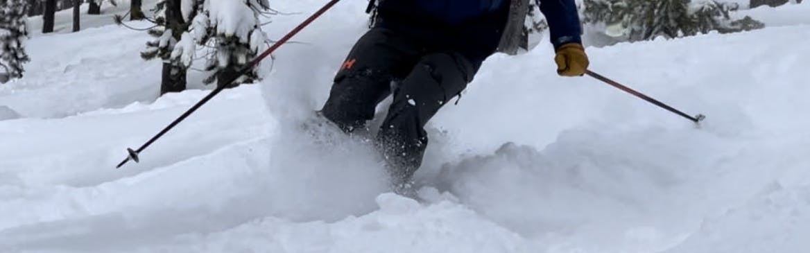 A skier on the Blizzard Rustler 10 Skis · 2022. 