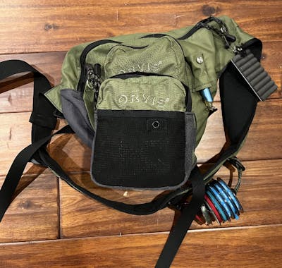 Outer view of the Orvis Sling Pack.