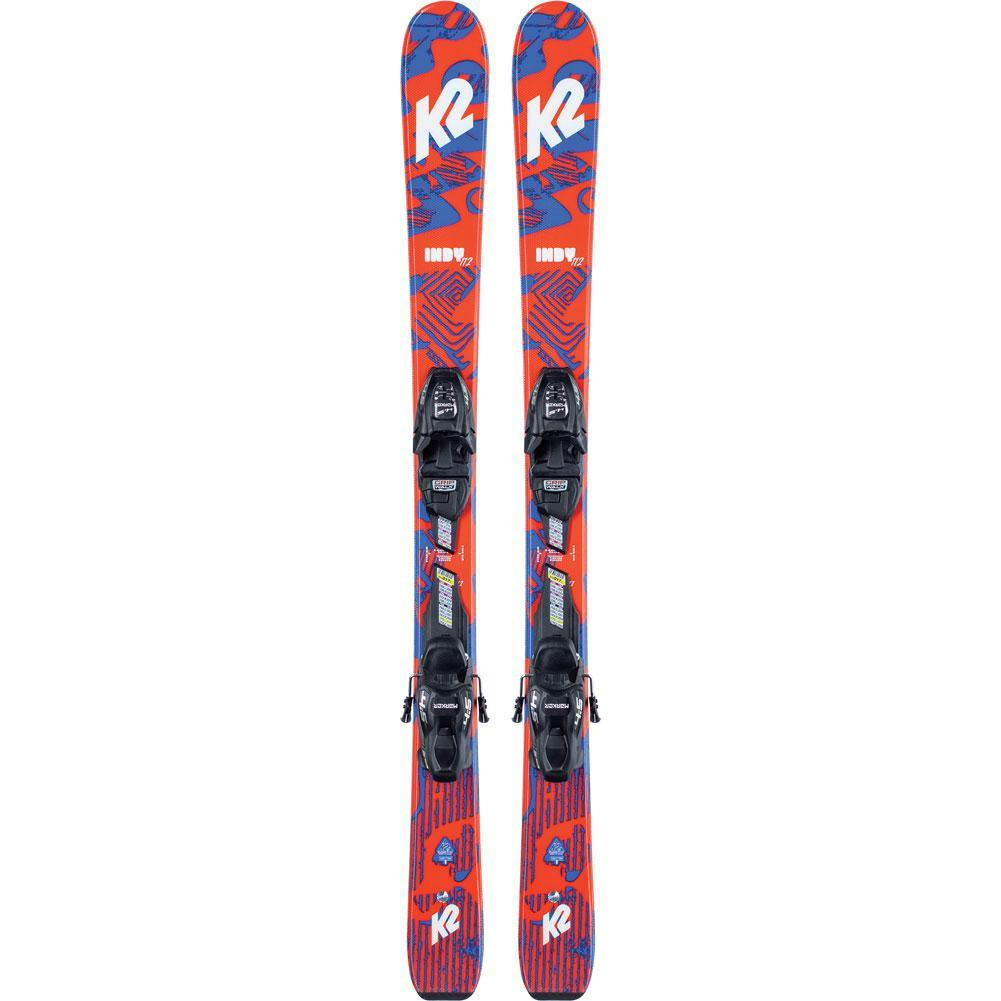 K2 Indy Skis + FDT 4.5 Bindings · Kids' · 2022 · 100 cm