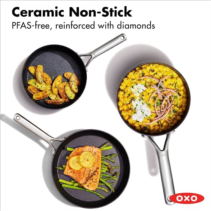OXO Ceramic Professional Non-stick · 5 Piece Set