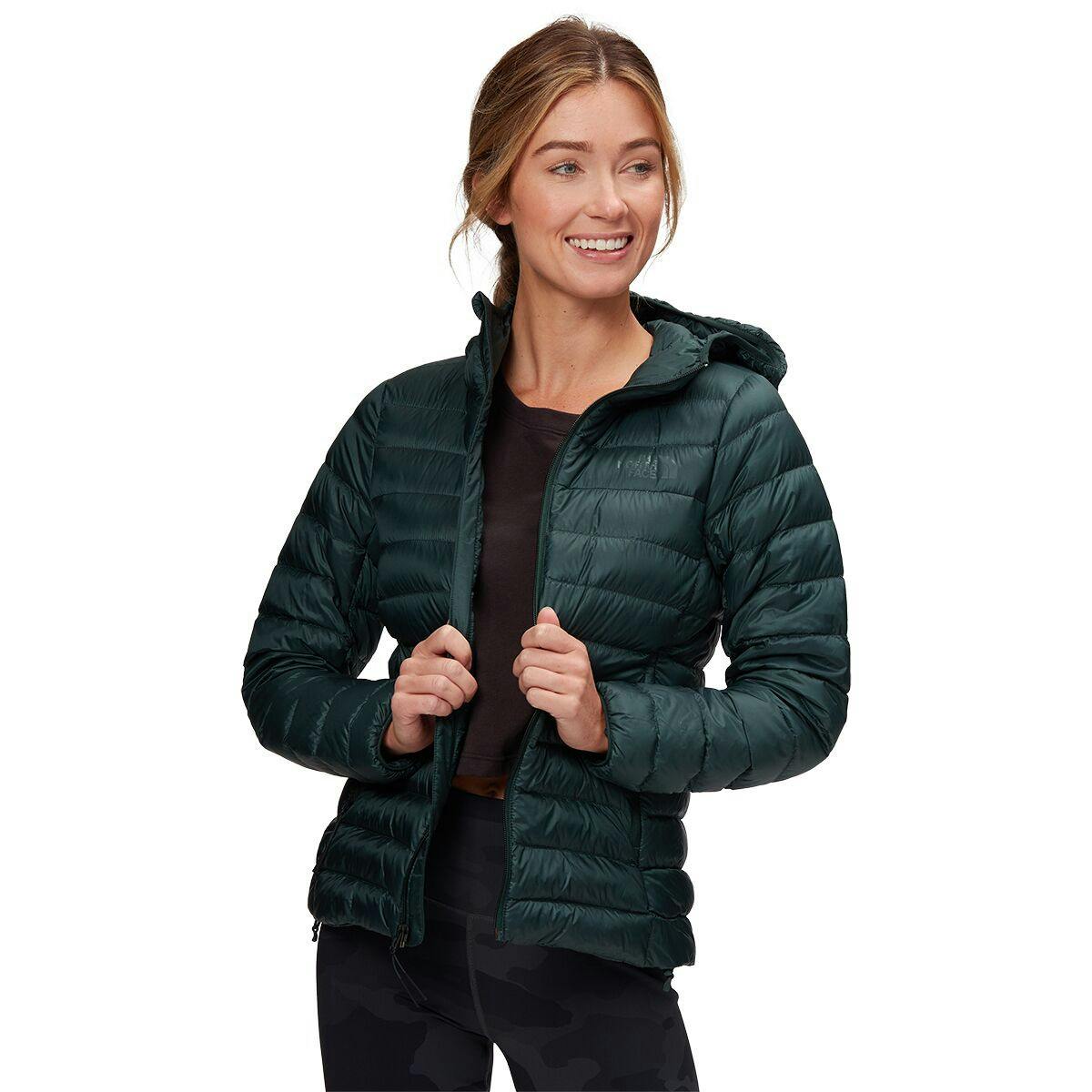 sage green north face jacket