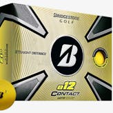 Bridgestone 2023 E12 Contact Golf Balls · Matte Yellow