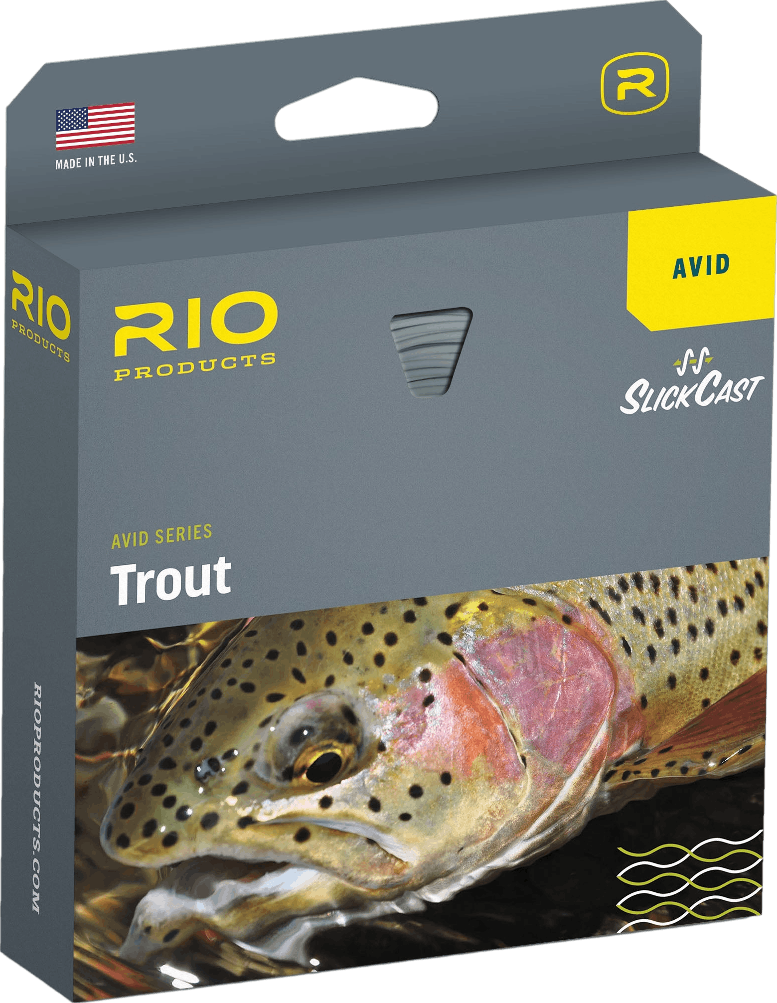 Rio Avid Trout Gold Fly Line · WF · 6wt · Floating · Gold