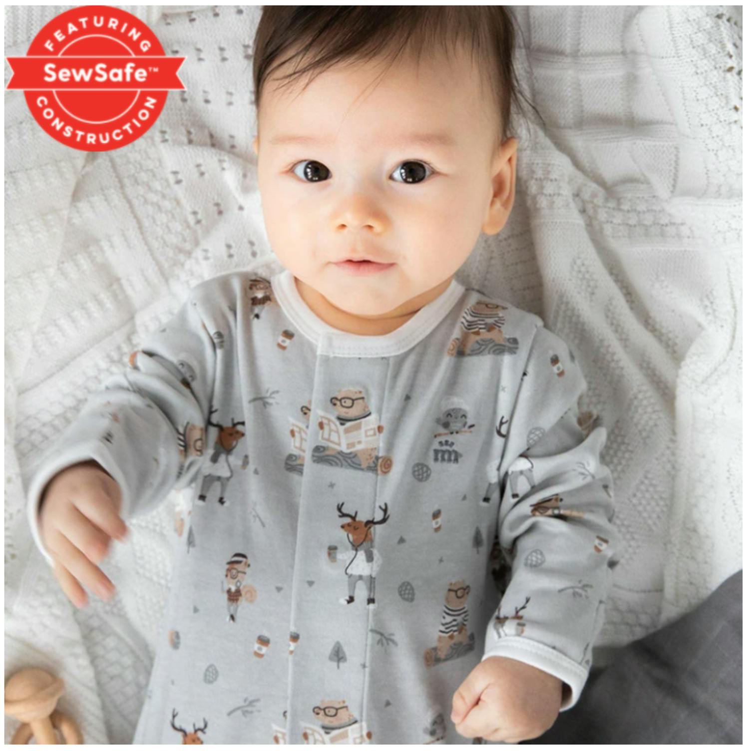 Magnetic Me Organic Cotton Footie Perfect Sunday