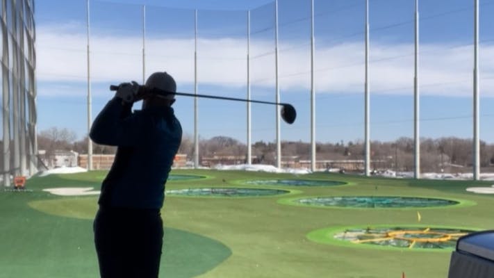 Golf Expert Kyle Emery testing the Titleist TSR2 driver