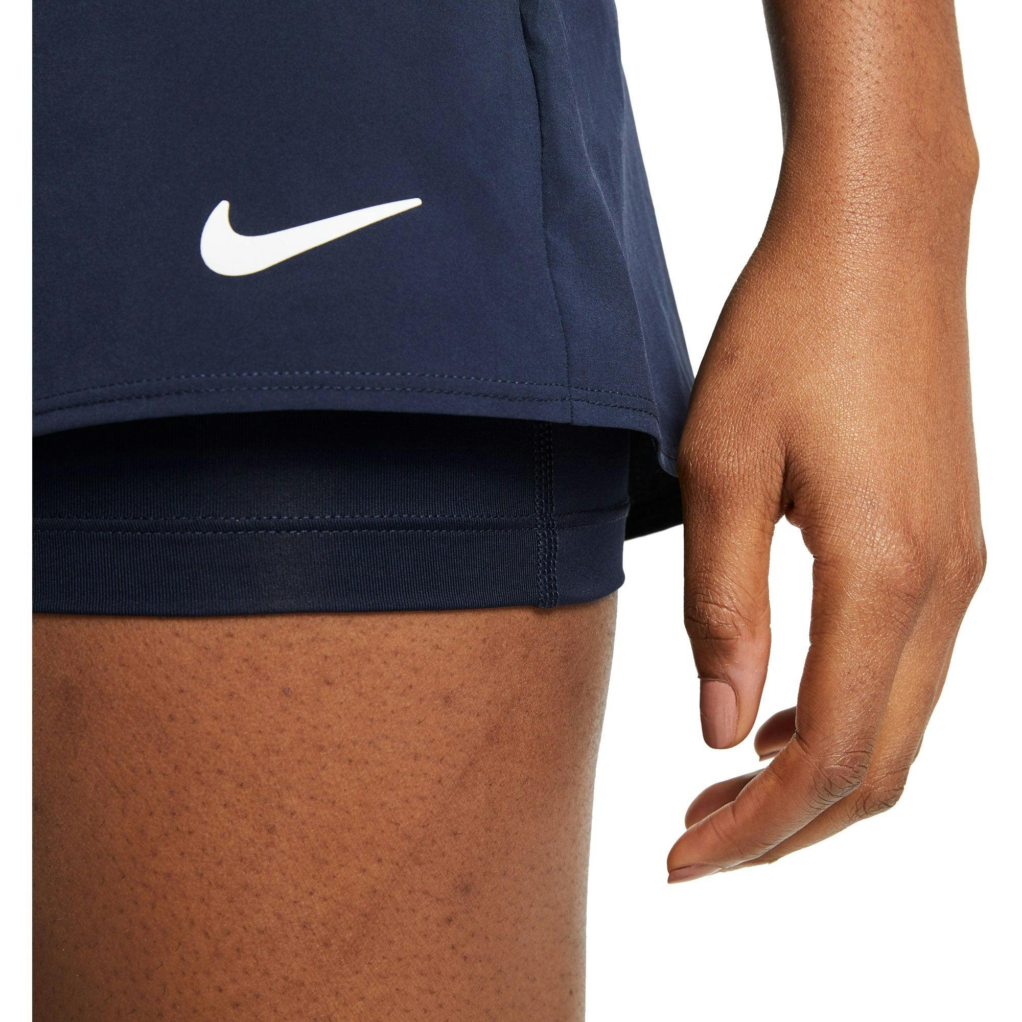 NikeCourt Dri-FIT Victory Womens Tennis Shorts - ALUMINUM 468 / S