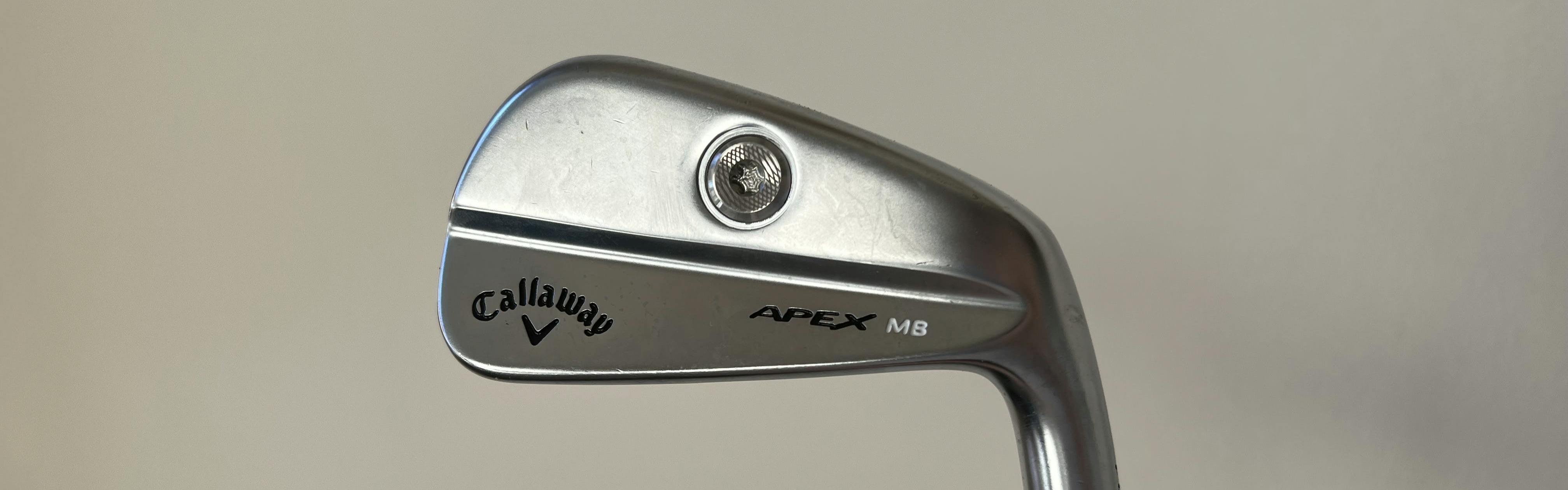 Head of the Callaway APEX MB 21 Irons.
