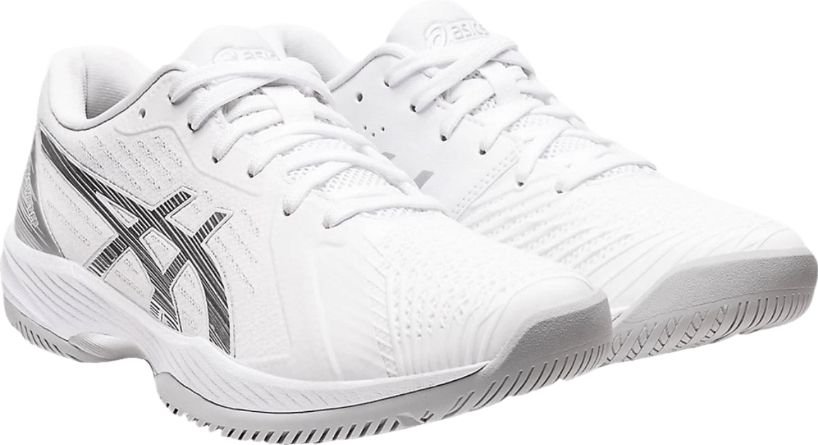 Women`s Solution Swift FF Tennis Shoes White and Pure Silver