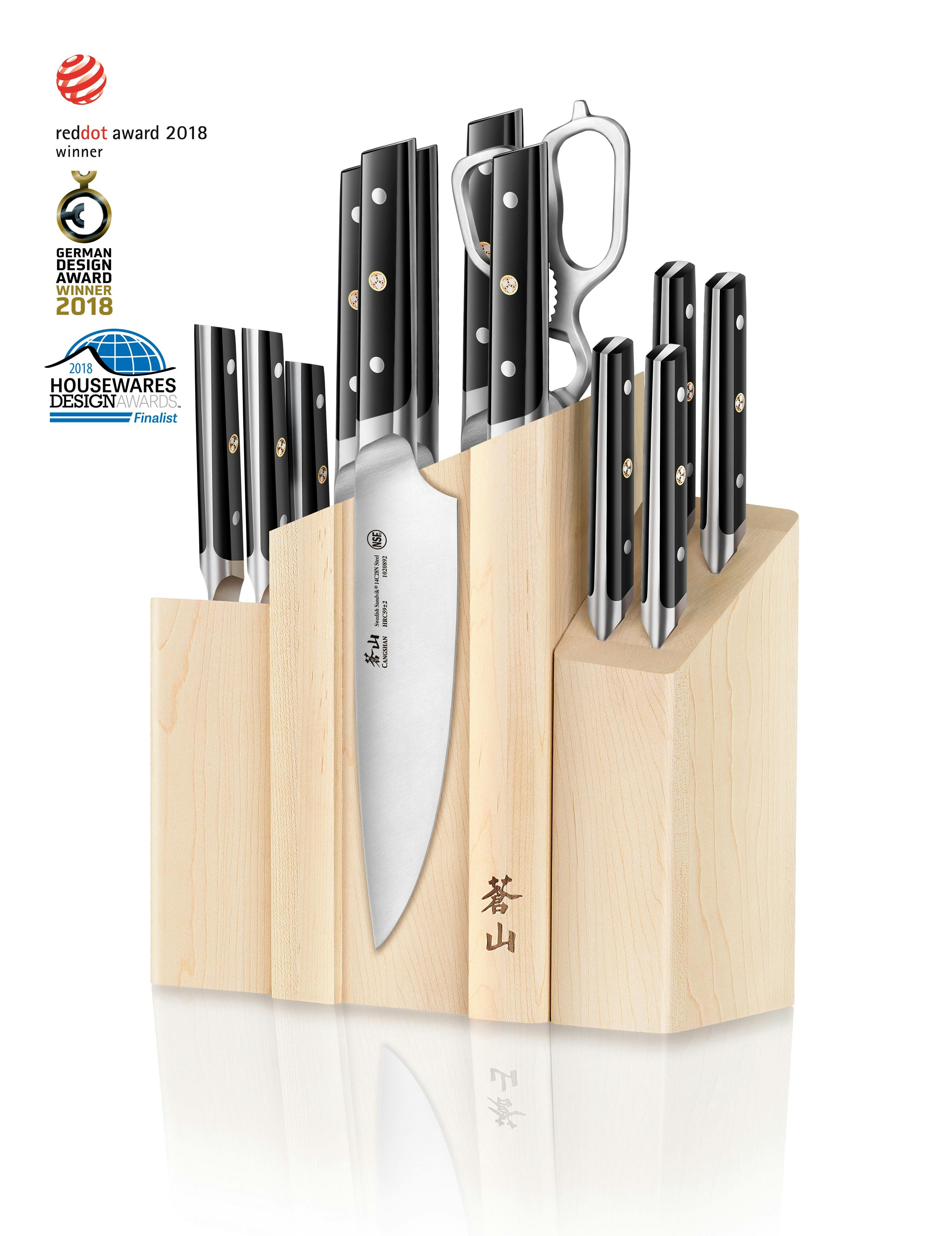 Cangshan TC Series 14-Piece DENALI Knife Block Set