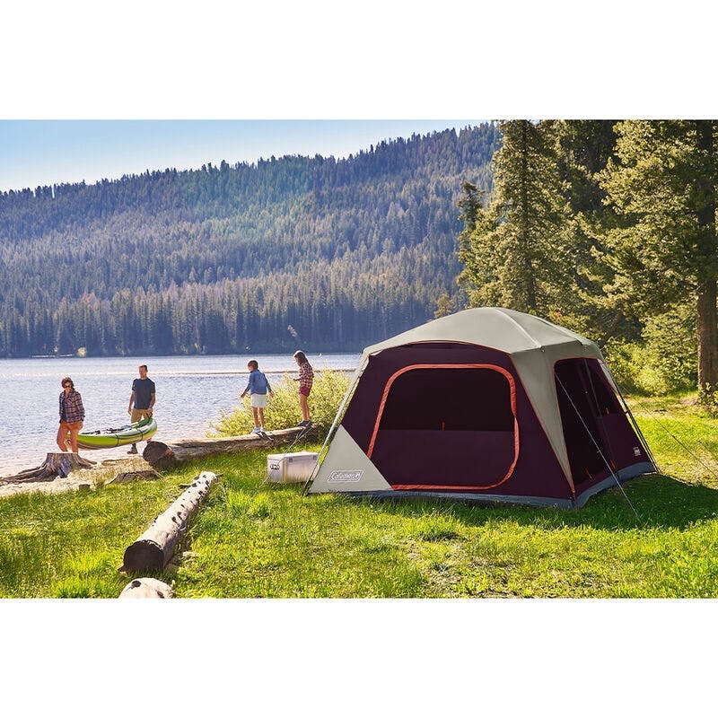 Coleman Skylodge Camping 12 Person Tent · Blackberry
