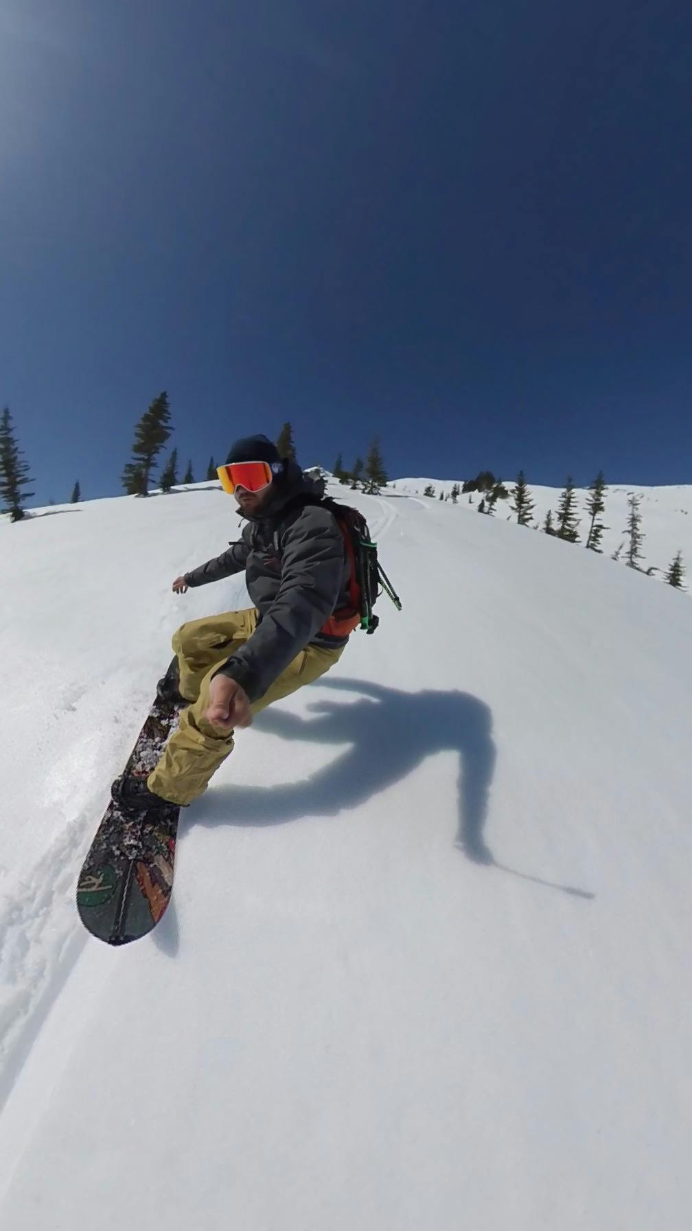 A snowboarder on the Salomon Launch Snowboard Boots · 2022. 