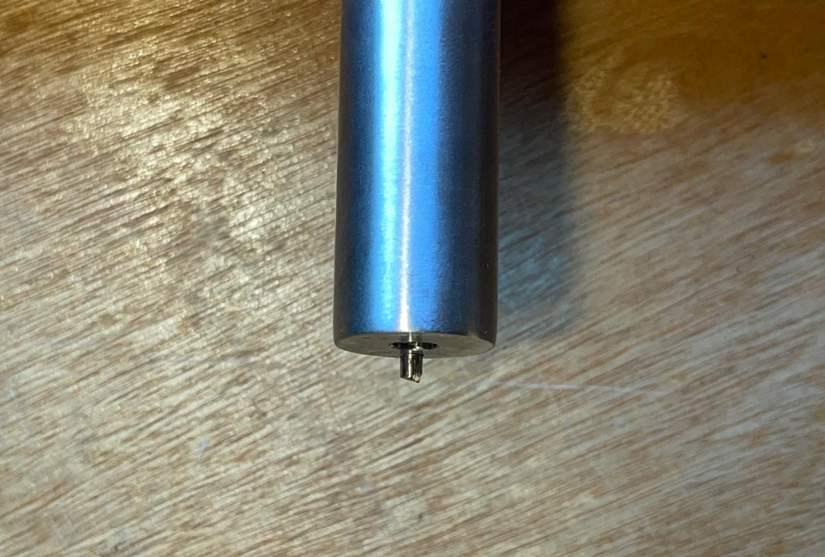 The mounting nib on the Mercer Magnetic Knife Board.