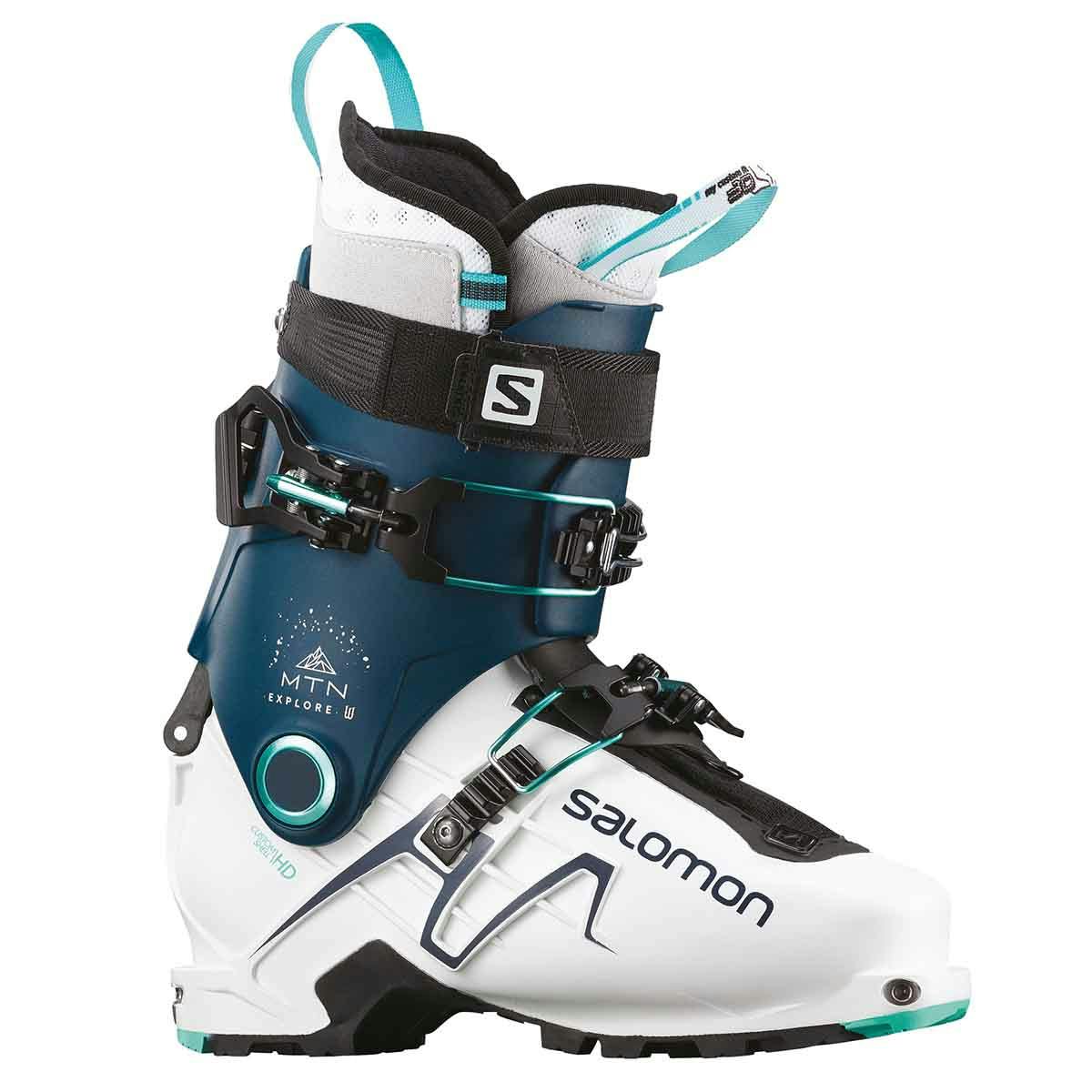 Salomon MTN Explore Women's Touring Ski Boots  White/petrol Blue/aruba Blue 24.0/24.5 · 2019