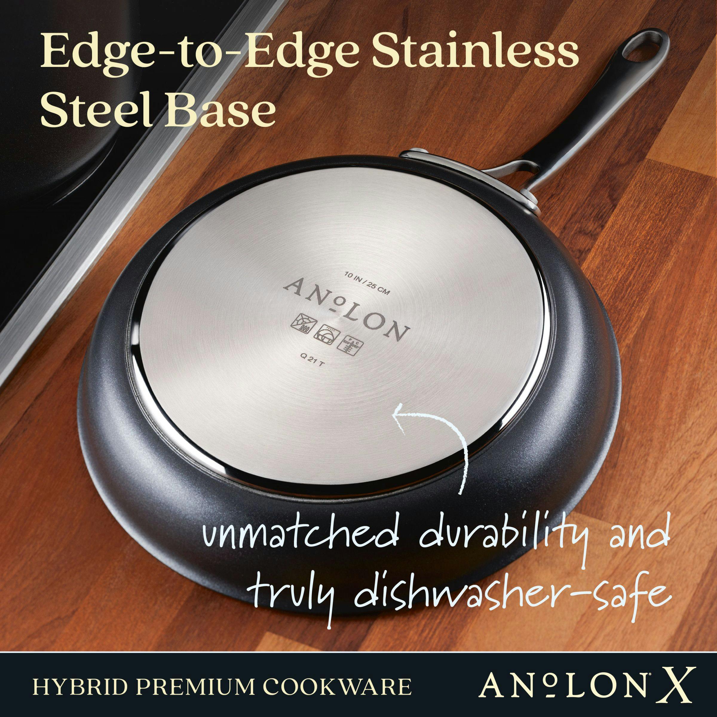 Anolon Advanced Hard Anodized Nonstick Frying / Fry Pan / Skillet - 8 Inch,  Gray