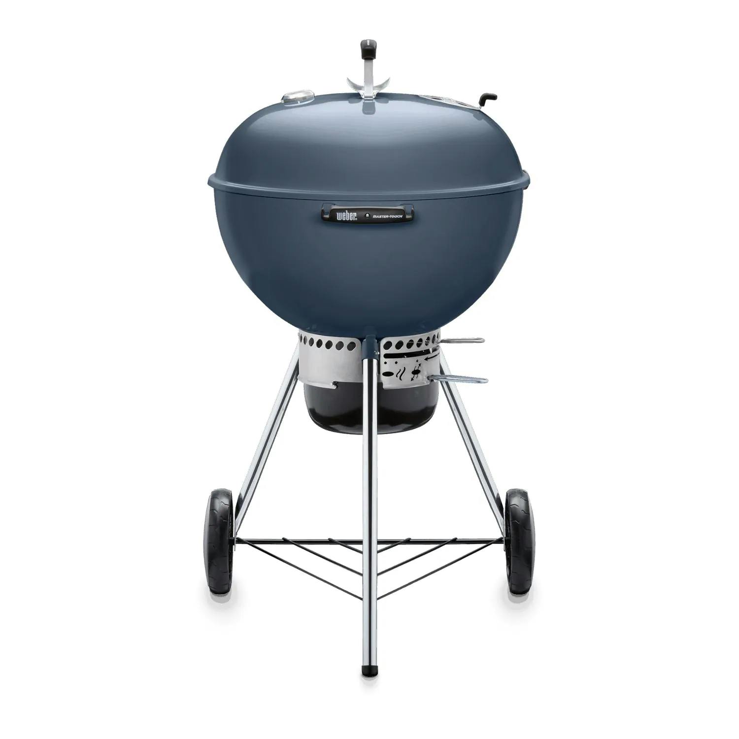 Weber Master Touch Charcoal Grill with Gourmet BBQ System Cooking Grate · Slate Blue · 22 in.