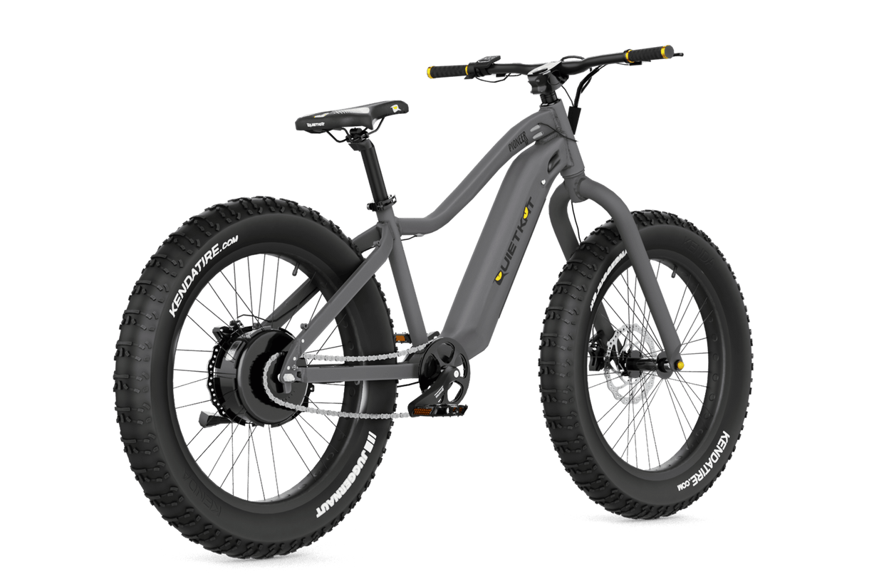 QuietKat Pioneer 7.5 Electric Bike · Charcoal · One Size