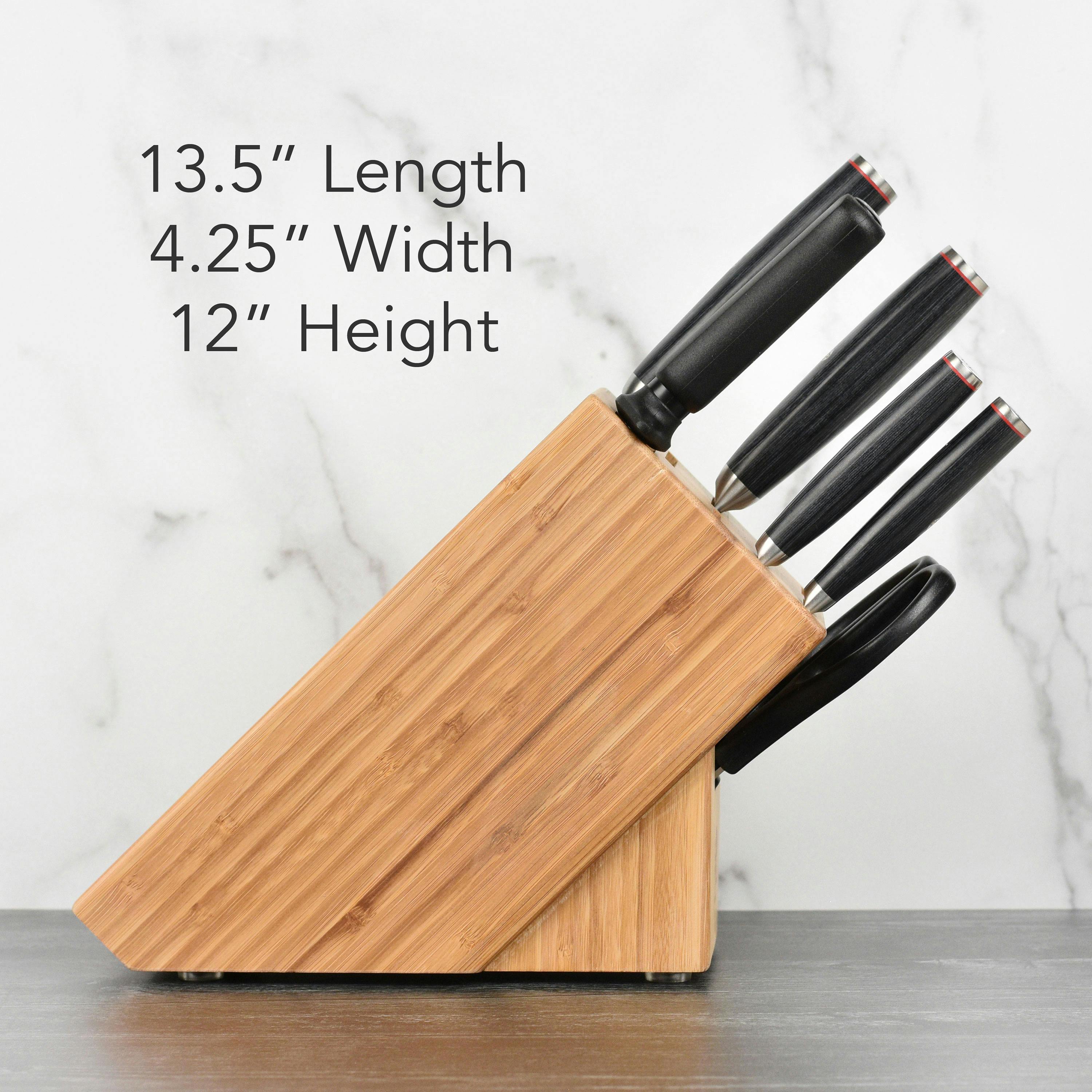 Automatic Cutting Board and Knife Set with Stand, Knife Block