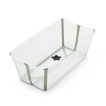 Stokke Flexi Bath Tub · Transparent Green