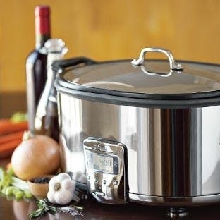 All-Clad Deluxe Slow Cooker with Cast-Aluminum Insert, 7-Qt