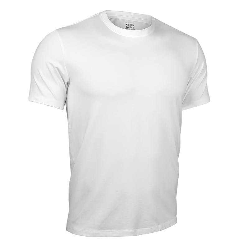 2UNDR Crew Neck Tee Shirt (White)