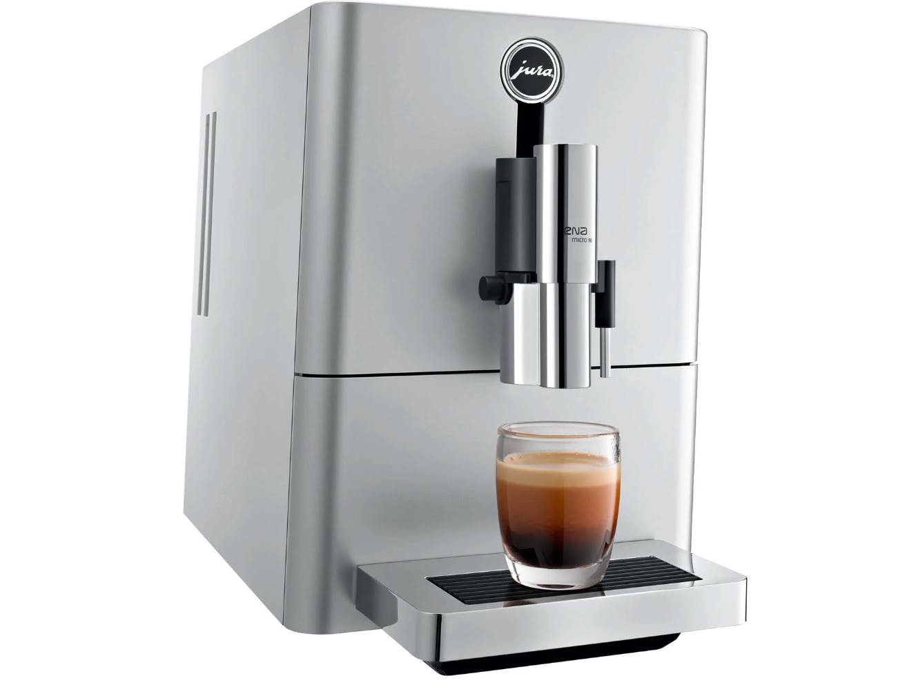 The JURA ENA Micro 90 espresso machine.