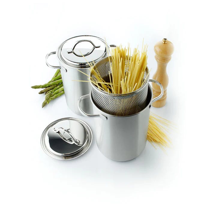 RESTO Asparagus Steamer & Pasta Pot - 4.8 Qt. 3PC, Demeyere