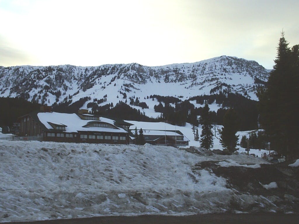 Bridger Bowl ski area. 