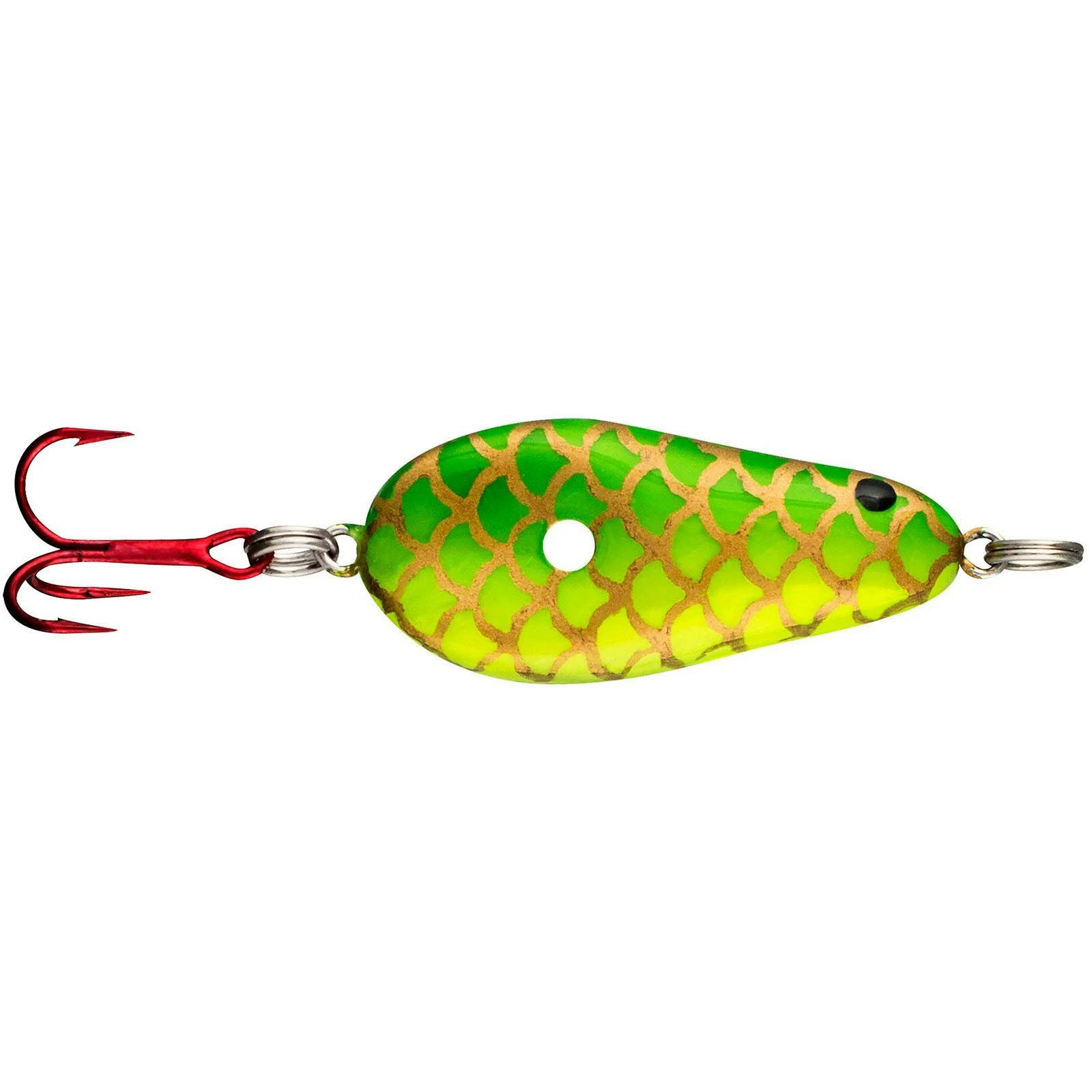 Lindy Glow Spoon 1/4 oz / Chartreuse Scale