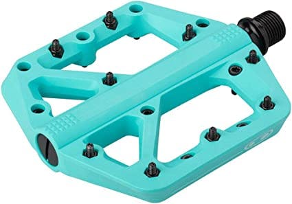 Crank Brothers Stamp 1 Bike Pedals · Turquoise · L