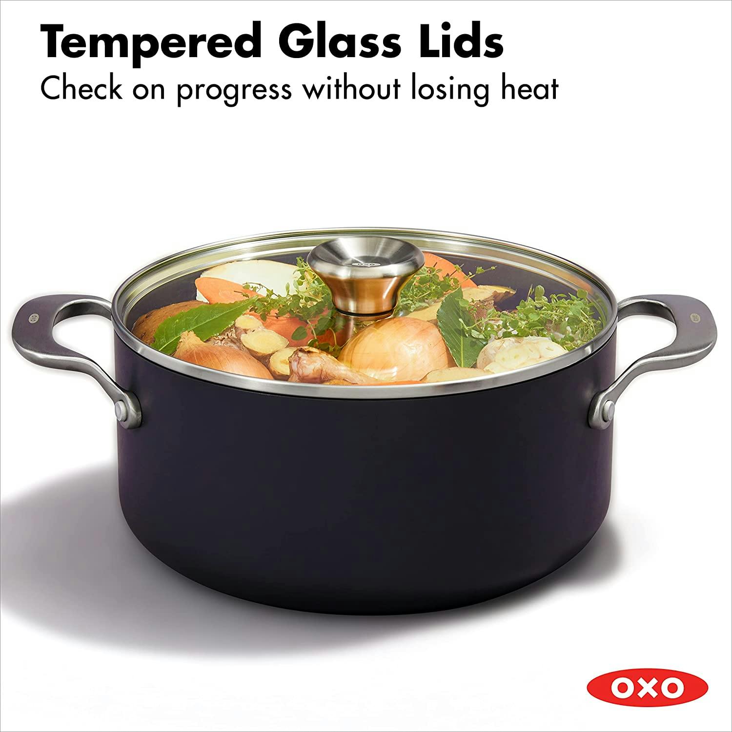 OXO Ceramic Professional Non-stick 5 QT Casserole with Lid