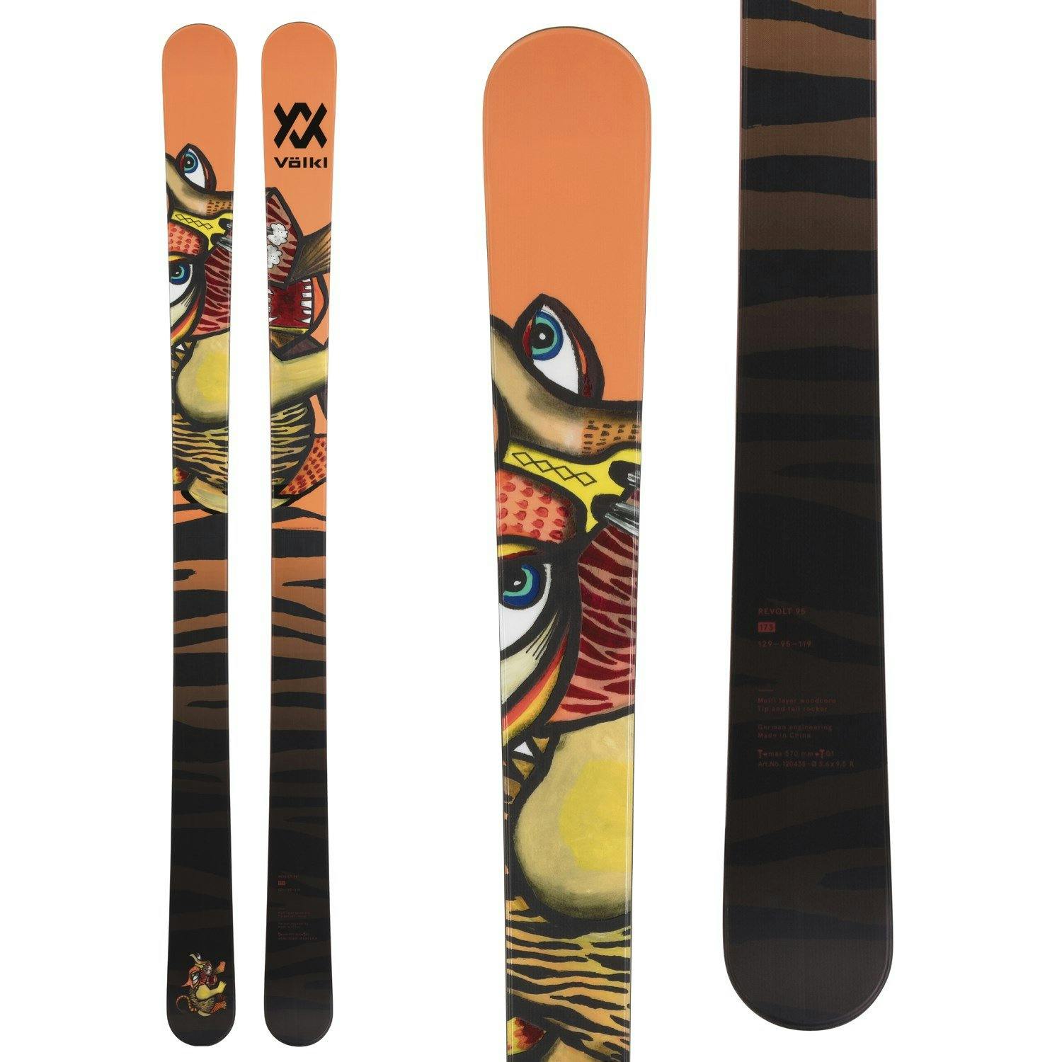 Product image of the 2021 Völkl Revolt 95 Flat Skis.