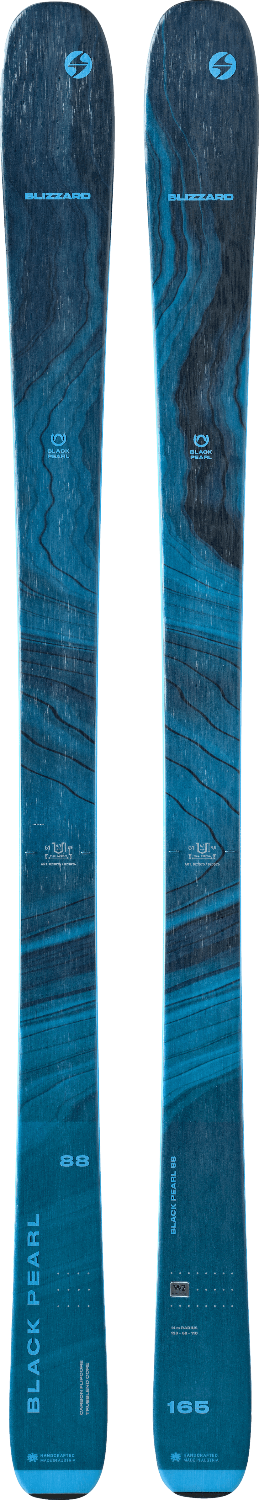 Blizzard Black Pearl 88 Skis · Women's · 2023 · 153 cm