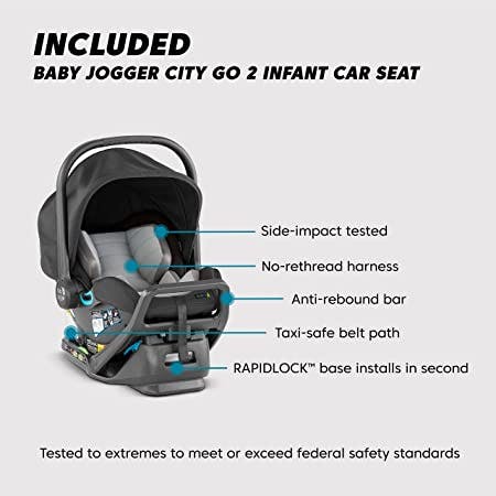 Baby Jogger City Mini GT2 All-Terrain Travel System · Opulent Black