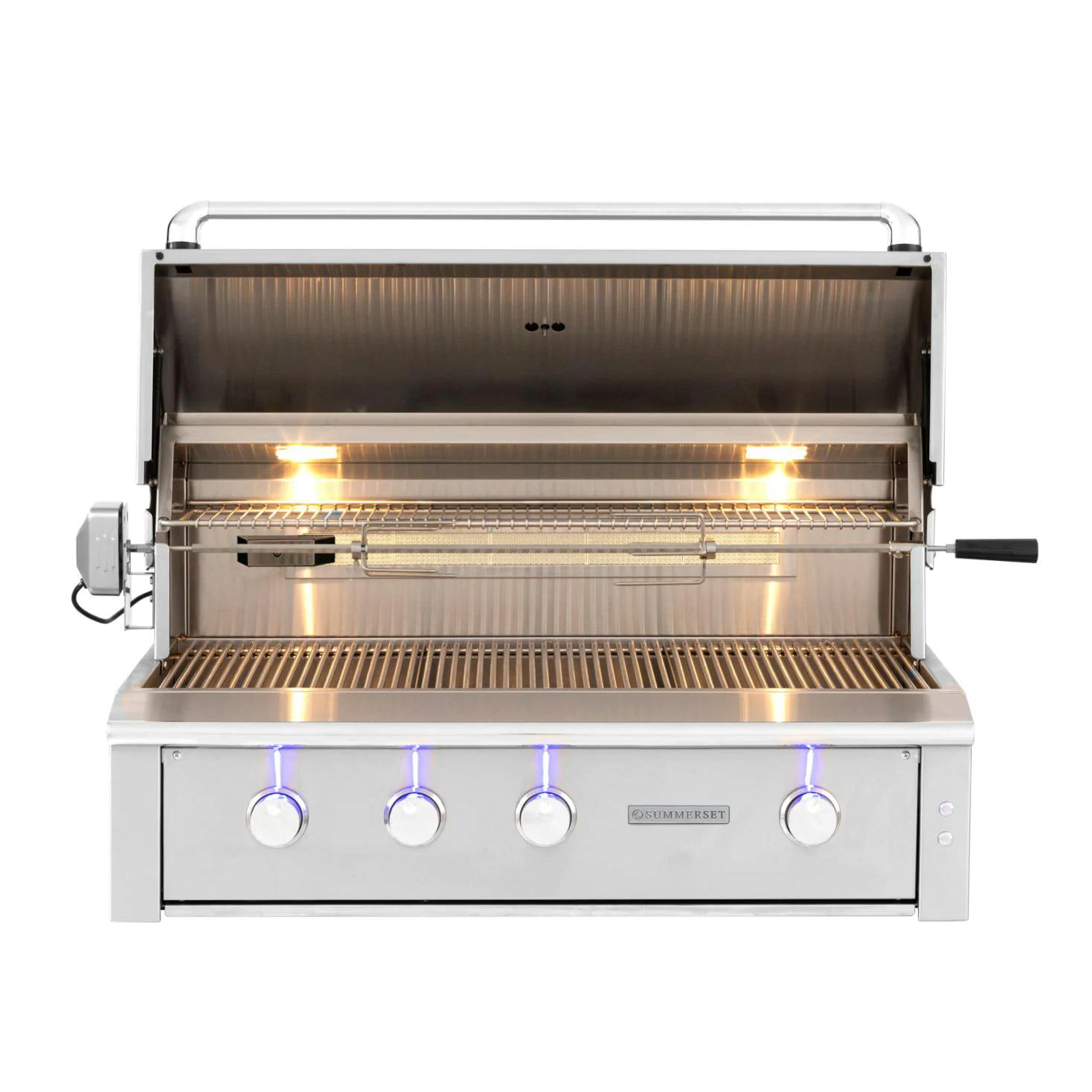 Summerset Alturi Built-in Gas Grill with Stainless Steel Burners and Rotisserie