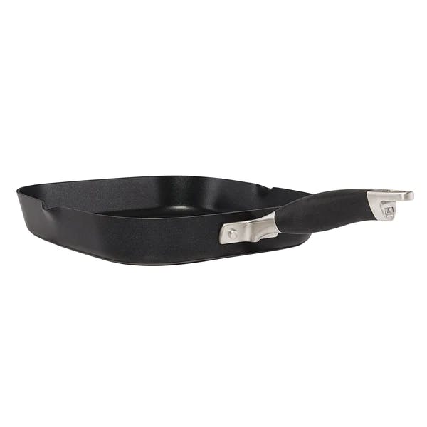 Anolon Advanced Home Hard-Anodized Nonstick Deep Square Grill Pan, 11-Inch