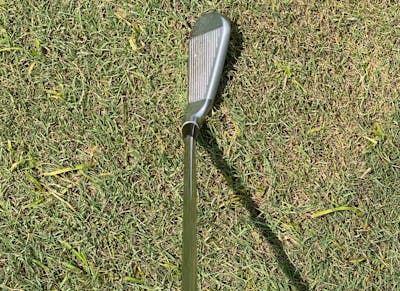 Top down view of the Callaway Apex DCB 21 Iron.
