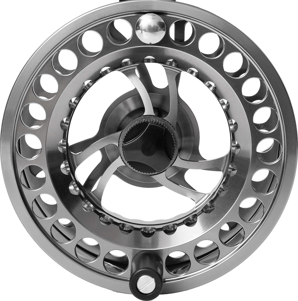 Temple Fork Outfitters BVK Sealed Drag Spare Spool · III+ (8+ wt) · Chrome